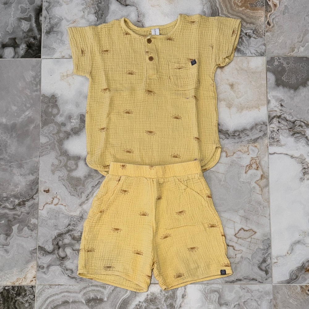 Kid’s Textured Linen Matching Set - Picture 7 of 10